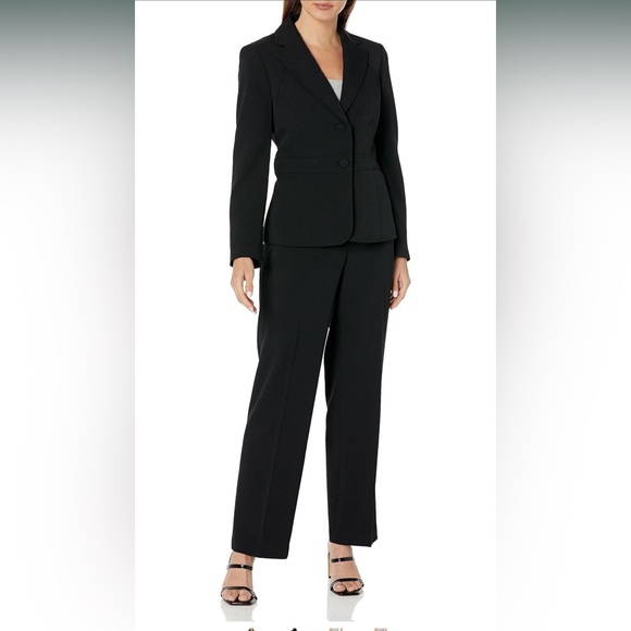 Le Suit Jackets & Coats Le Suit Womens Jacketpant Suit Size 2 Black